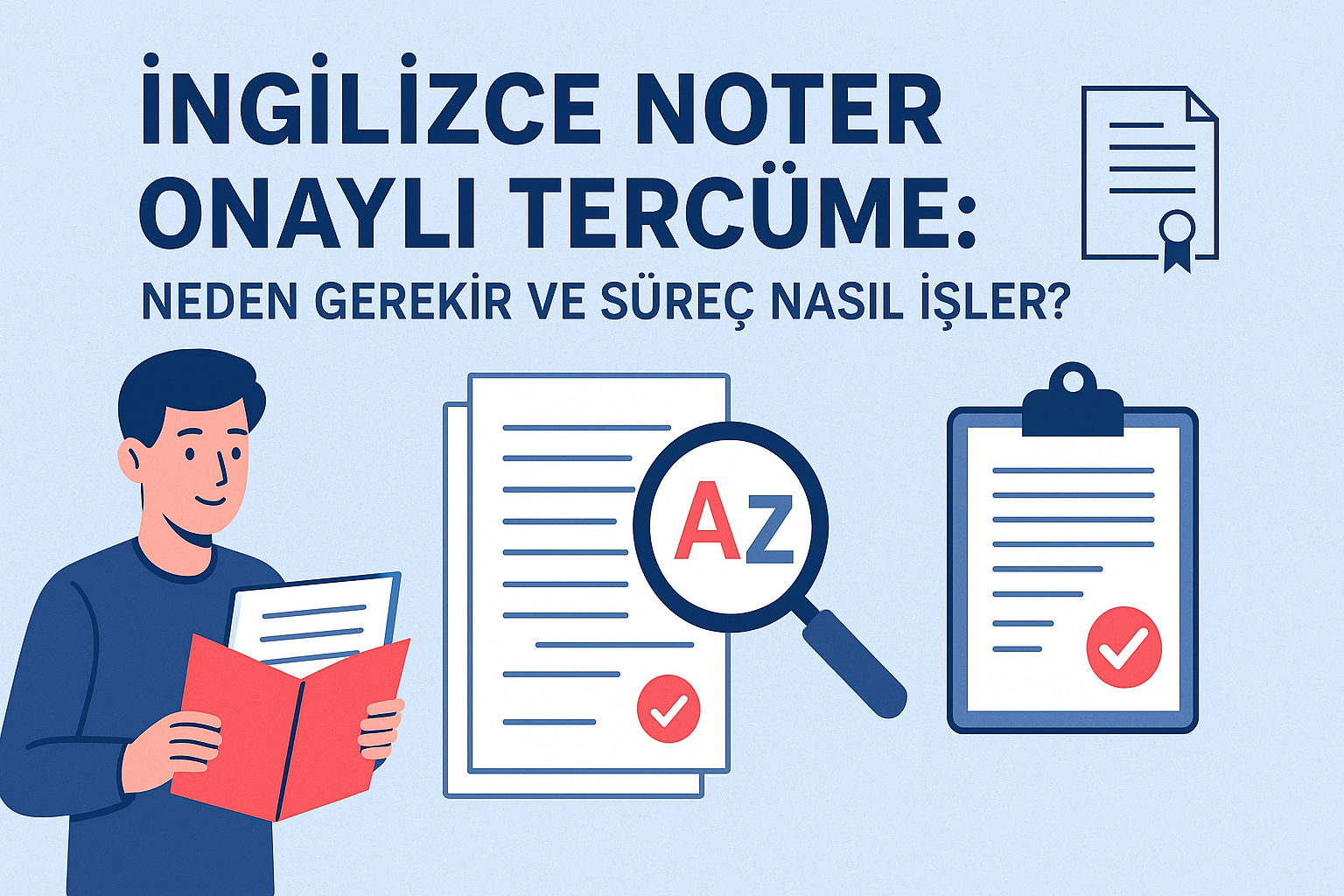 İngilizce Noter Onaylı Tercüme: Neden Gerekir ve Süreç Nasıl İşler?