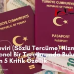 vatandaşlık başvurusu evrak tercümesi