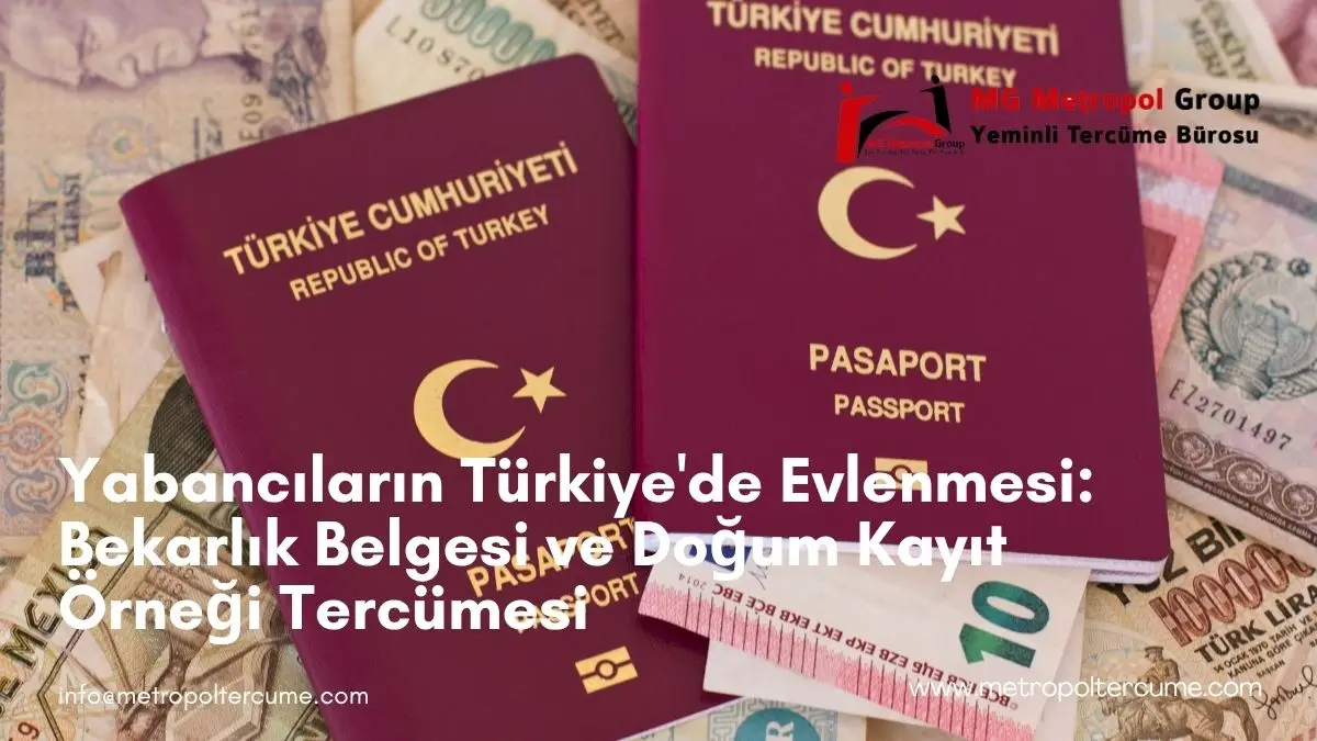 yabancıların türkiye'de evlenmesi